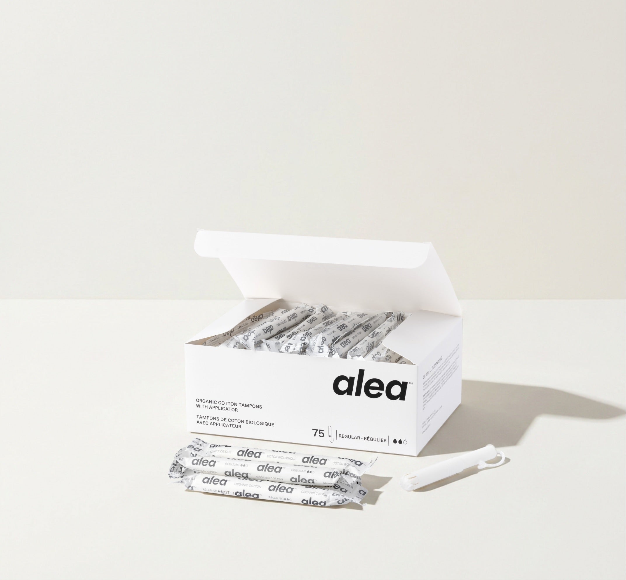Organic Cotton Tampons with Cardboard Applicator